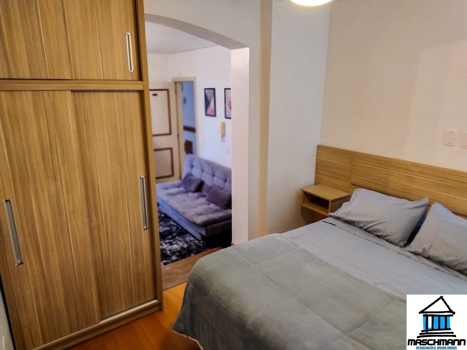 Apartamento mobiliado de 1 quarto no Bairro Bavária Gramado