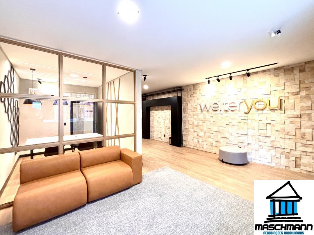 Apartamento 1 Dormitório mobiliado com terraço perfeito para locação em Canela