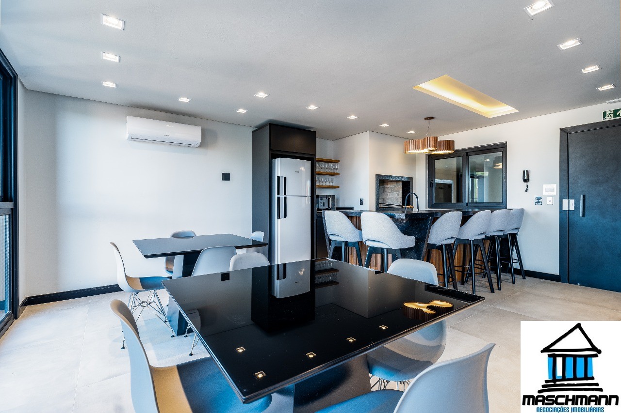 Apartamento 1 Dormitório mobiliado com terraço perfeito para locação em Canela