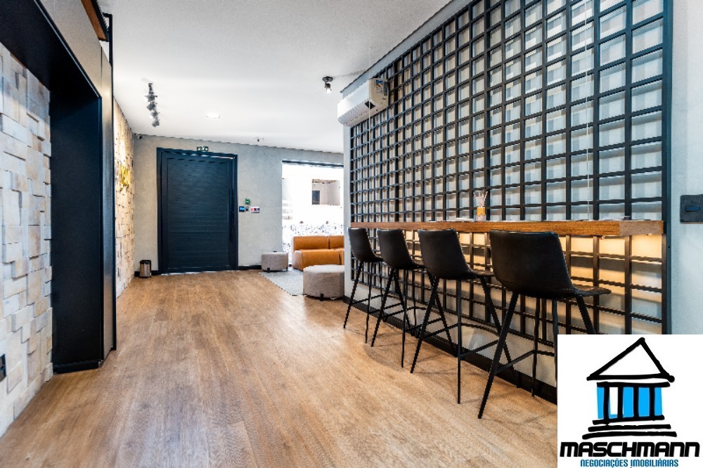 Apartamento 1 Dormitório mobiliado com terraço perfeito para locação em Canela