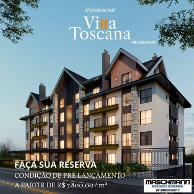 Apartamento 2 quartos com suíte a venda em Gramado, indicado para investidores.